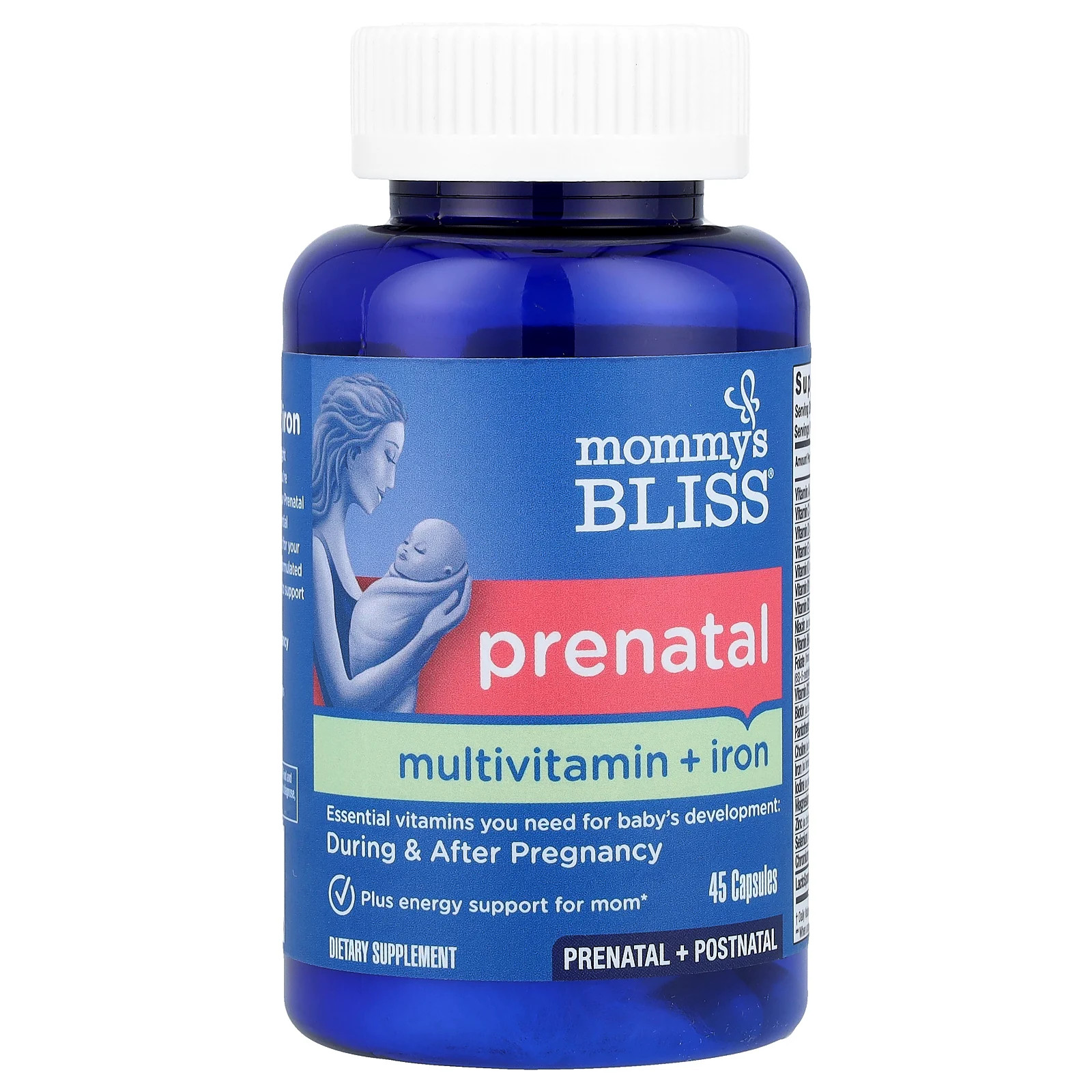 Пренатальные мультивитамины железо 45 капсул 4490₽