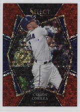 2022 Panini Select Premier Level Red Disco Prizm Carlos Correa #160 07ke
