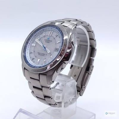 Casio Oceanus OCW-T100TD-7JAF Men's Titanium Radio Solar (Multi Band 6)
