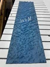 Blue Birdseye Raw Wood Veneer ONE sheet 27'' x 7'' 317N