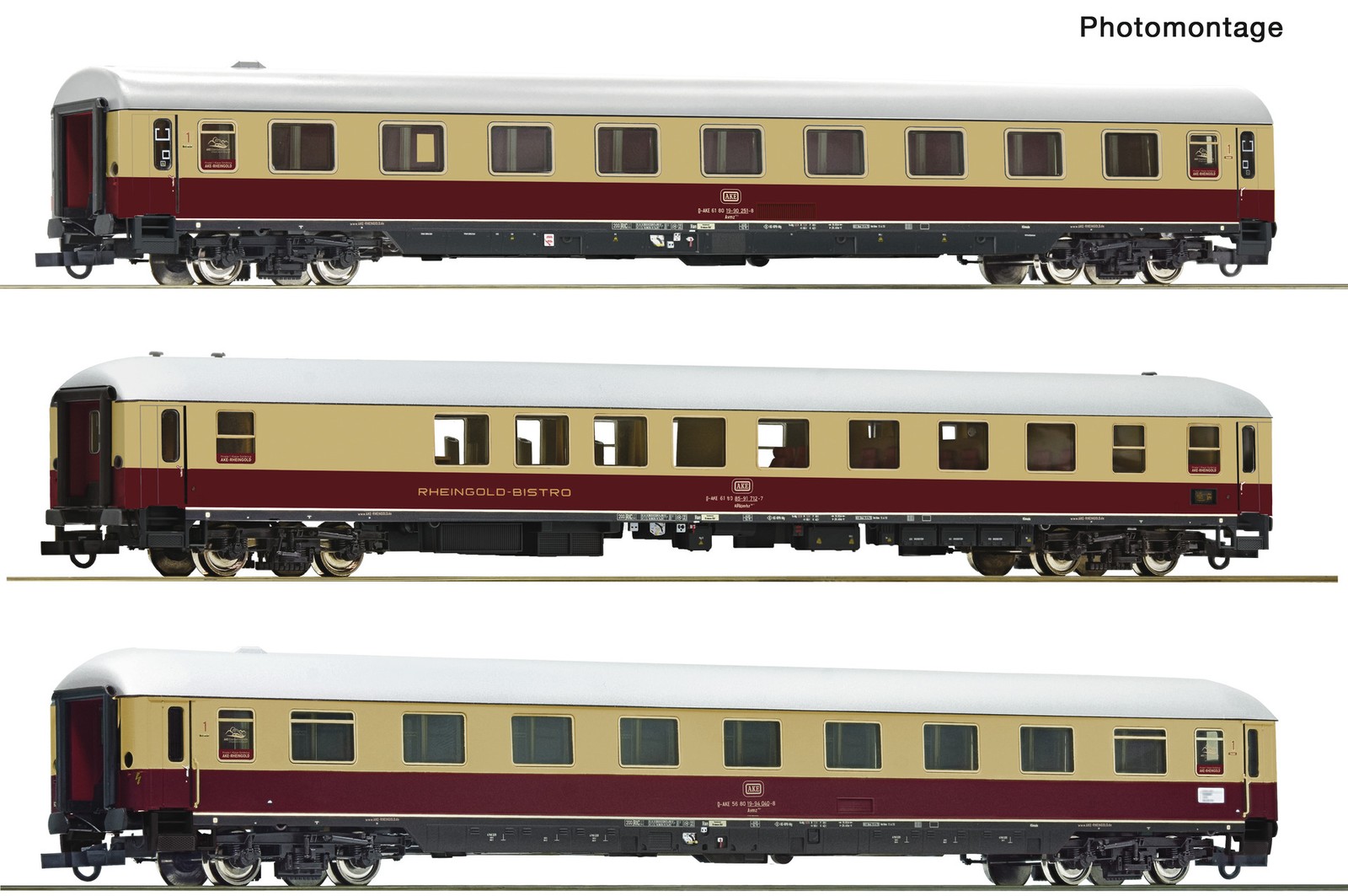 Roco H0 6200122 - 3-tlg. Set 3: Rheingold (AKE)