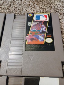 NES 4 Game Lot Super Mario Bros, Baseball, Metal Gear, California Games Nintendo