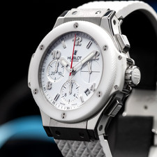 Hublot Big Bang White Ceramic Chronograph Men's Watch - 342.SE.230.RW Full Set! 6