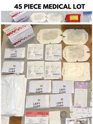 45+ Piece Medical Supply Lot | Wound Care, IV Dressings, Gauze, Prep Pads | NEW