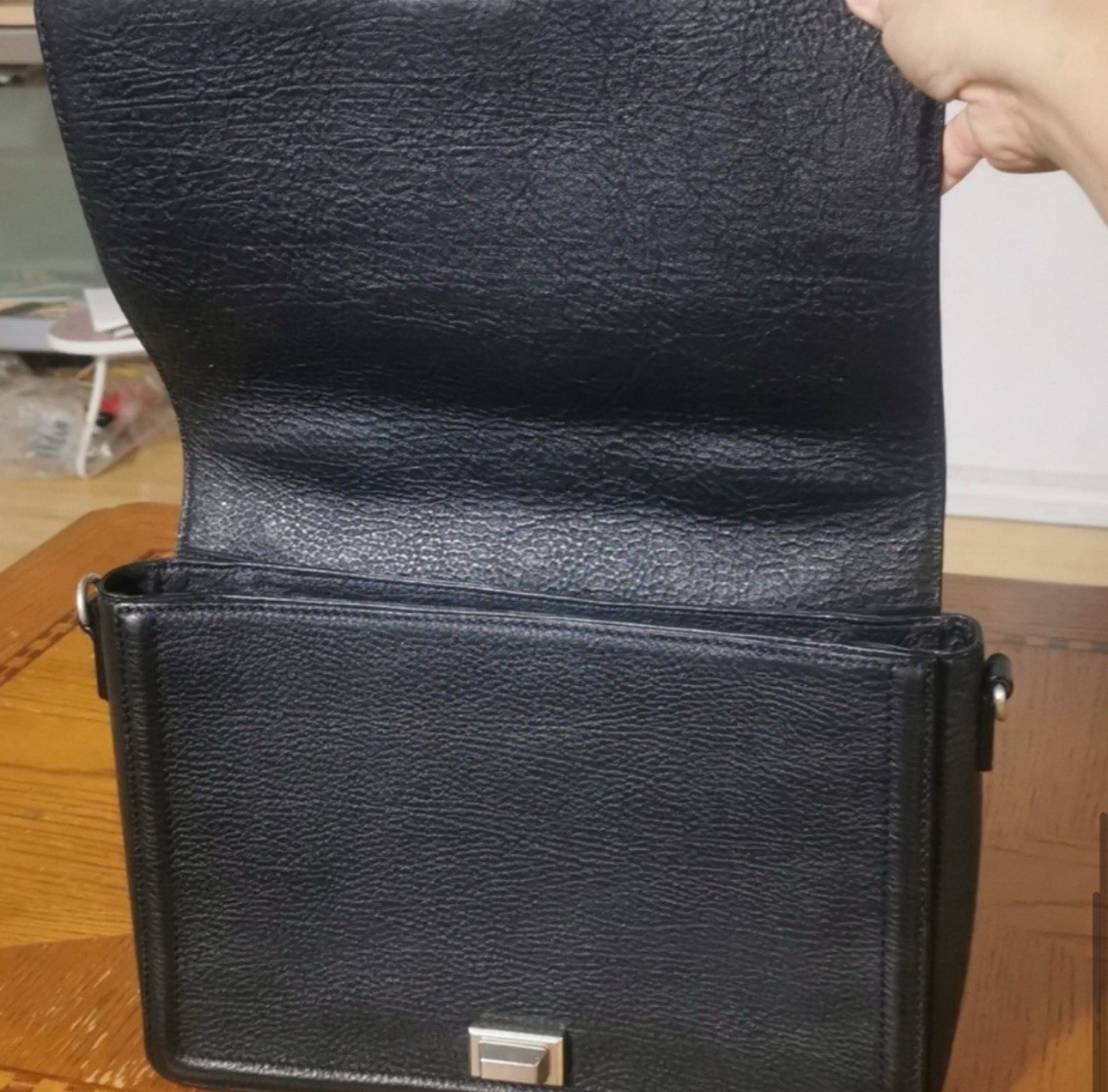 Authentic White MCM monogram messenger /Crossbody… - image 6