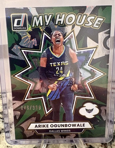 2025 Panini Donruss WNBA - My House Arike Ogunbowale #2 Green Fireworks /399
