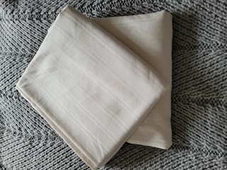Linea Bedding 100% Cotton 2 X Double Flat Sheets In Very Good Used Condition