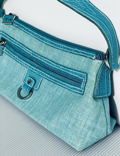 Tommy Hilfiger pochette borsetta borsetta tascabile blu acqua - Foto 1 di 14