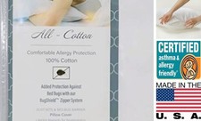 Premium 100 Cotton Zippered Body Pillow Protector - - White - 300 20 x 60