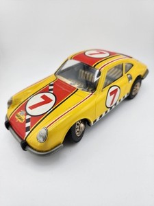 Porsche Carrera GT Miniature Joustra Métal (28cm) - Vintage France