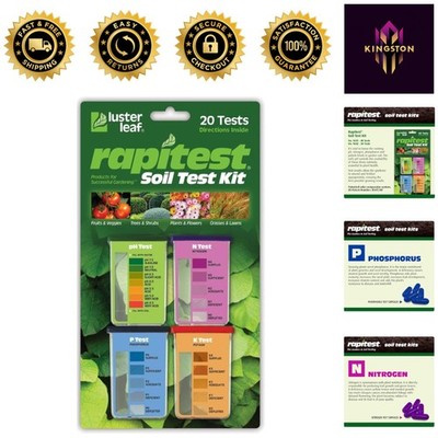 At-Home Soil Testing Kit: Measure pH, Nitrogen, Potash for Thriving Gardens