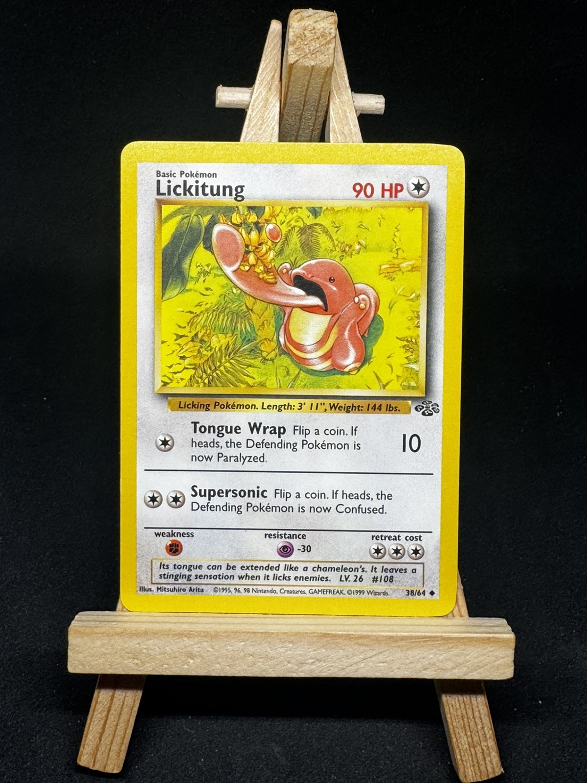 Pokémon TCG Lickitung Jungle 38/64 Regular Unlimited Uncommon NM