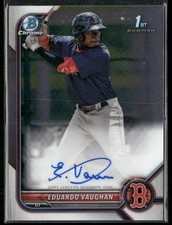 Eduardo Vaughan 2022 Bowman Chrome Prospects Autographs #CPA-EV