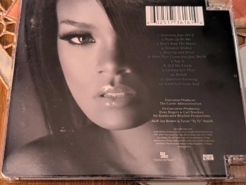 Rihanna Good Girl Gone Bad 2008 Reloaded DEF JAM Recordings RnB/Swing Ballad - Bild 4 von 4
