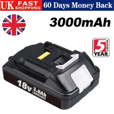 Replace for Makita 18V 3.0Ah LXT Lithium-ion BL1830 BL1850 BL1860 BL1815 Battery