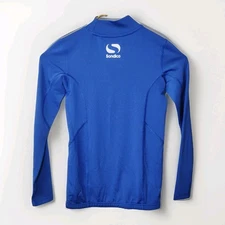 Sondico Long Sleeve Base Layer Athletic Compression Breathable Blue Kids Size 10