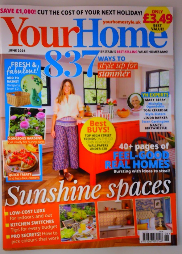 Your Home magazine June 2026 837 ways to style up for Summer + Sunshine spaces