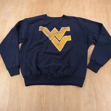 GALT SAND University of West Virginia sweatshirt LARGE tag vtg 90s usa made