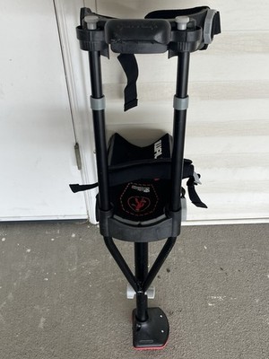 iWALK 2.0 Hands Free Knee Crutch Red Black Left/Right Leg