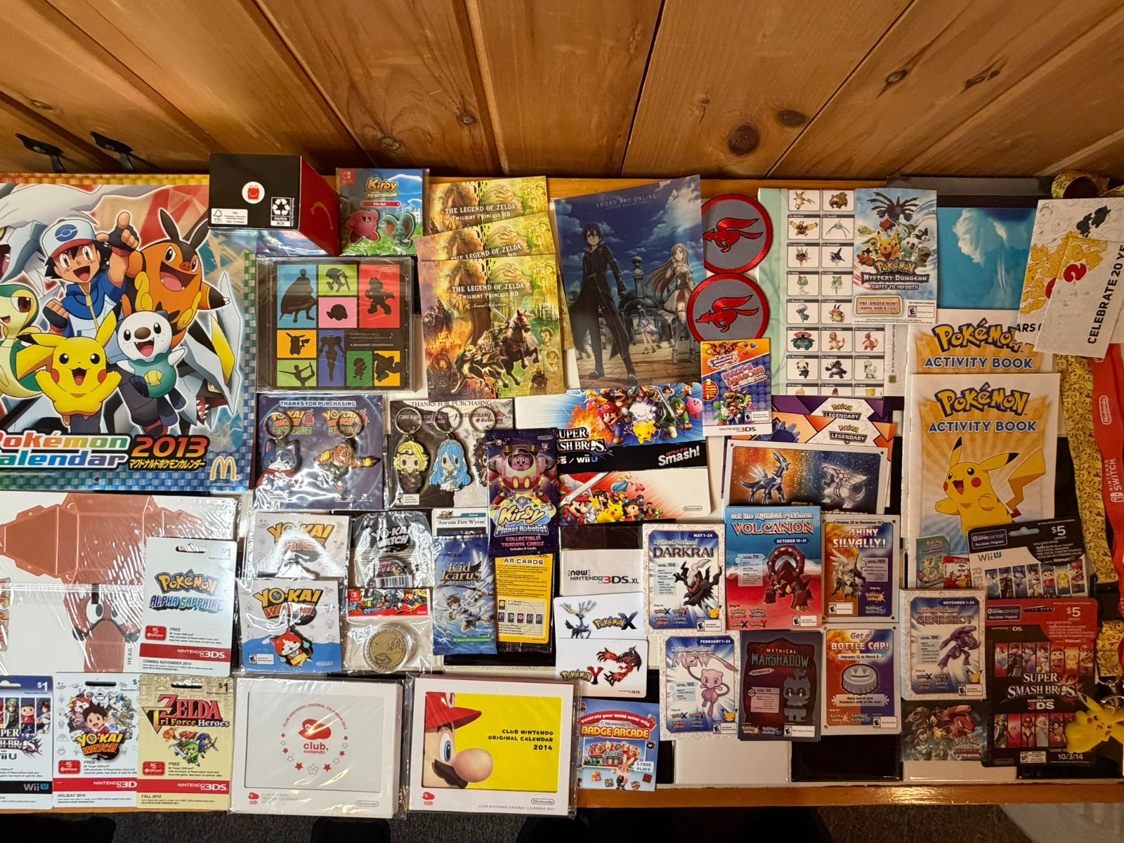 Lot of Nintendo Wii U Switch Preorder Items Bonuses Freebies Codes Pokemon Zelda