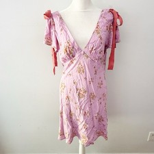 NWT Wild Fable Women Floral Bow Babydoll Dress Medium Garden Feminine Retro