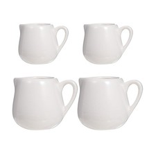  4 Pcs Brocca Ceramica Dispenser Per Panna Contenitore Creamer Caffè