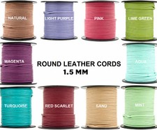 Xsotica  Regular Shades Round Leather Cord 1.5mm