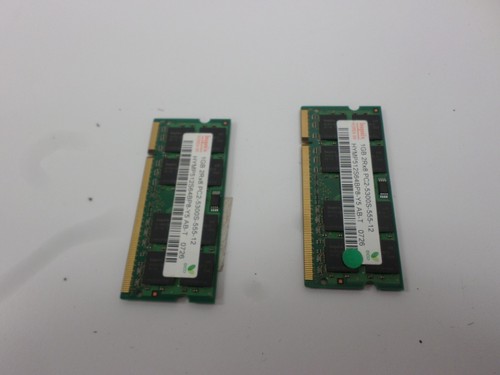 USED Lot of 2 Hynix PC2-5300S HYMP512S64BP8-Y5-AB-T 1GB RAM Sticks - Picture 3 of 5