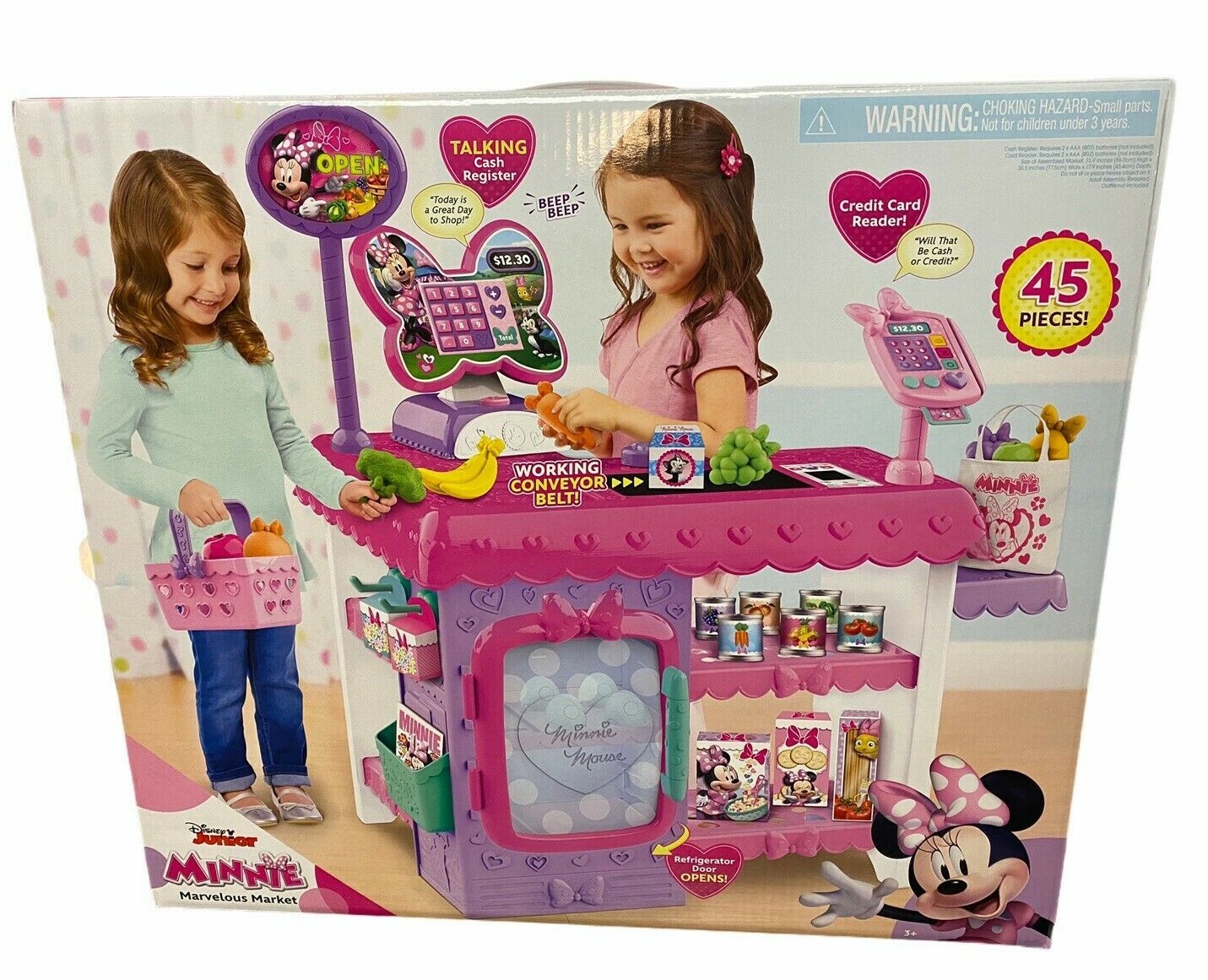 NEW Disney Junior Minnie Mouse Marvelous Market Talking Cash Register