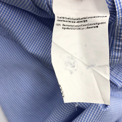 Chemise Homme Hugo Boss C-Michael à Carreaux - Taille US 17/IT 43, 100% Coton - Neuf Avec étiquettes