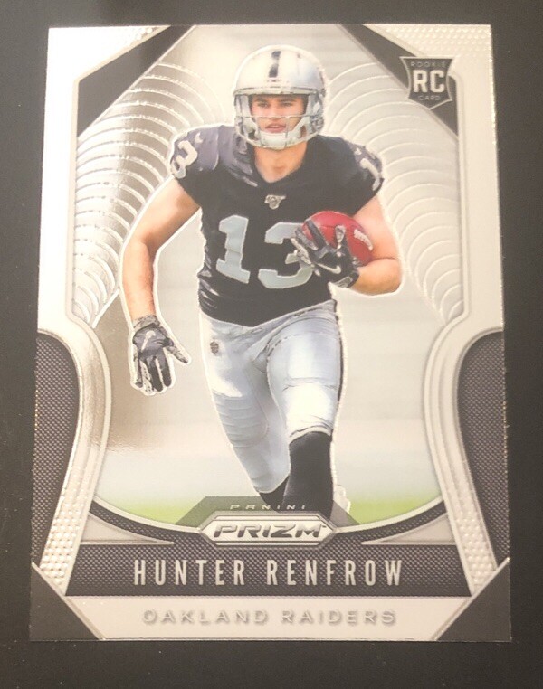 2019 Panini Prizm #357 HUNTER RENFROW Rookie Card! RAIDERS