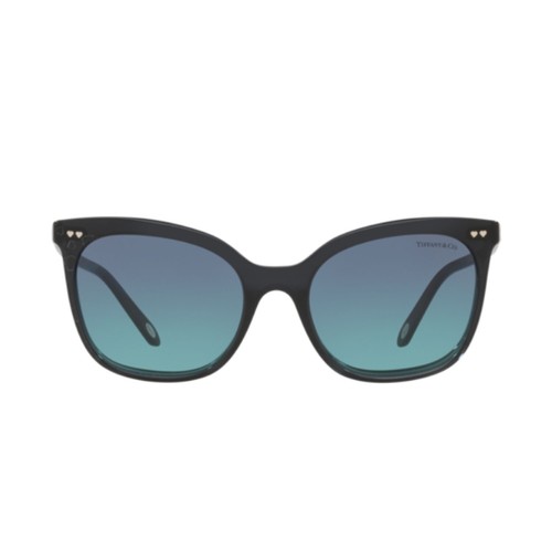Occhiali da Sole Donna Tiffany \u0026 Co. 4140 82329S Nero Squadrato Blu Sfumato  Squa | eBay