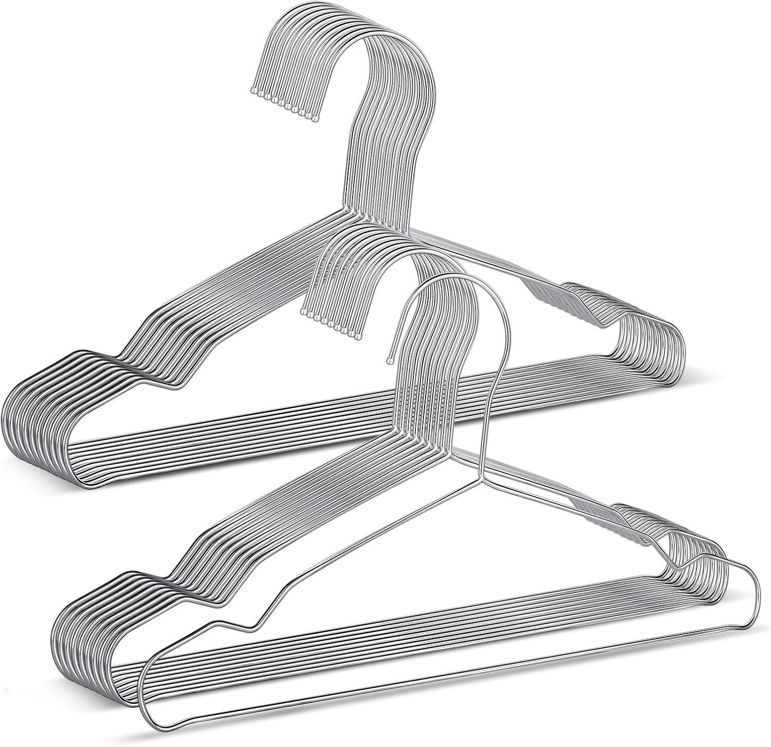 Stainless Steel Baby Clothes Hangers 12.4 Inch Heavy Duty 20 Pack-image
