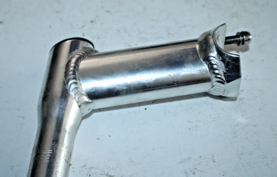 Haste de pena 22,2 mm 105 mm 15º elevação 25,4 mm prata MTB estrada híbrida remetente rápido EUA! - Imagem 2 de 4