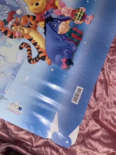 Winnie Pooh & Friends Foldout Gift Box Disney NEW Cardboard Onepiece Christmas 3 - Picture 2 of 7