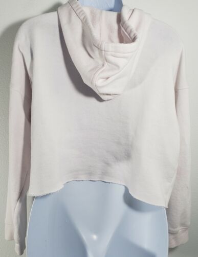 Felpa Forever 21 Donna Small S Bianca Inspire World Tour 84 Con Cappuccio Tagliata - Foto 6 di 7