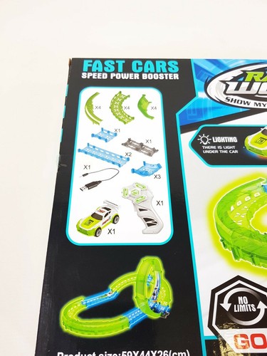 Juego de pistas de carreras de autos de radiocontrol F1 ranura electrónica para niños control remoto juego de carreras - Imagen 6 de 12