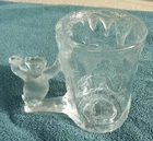 Vintage Coca Cola Polar Bear Handle Glass Mug