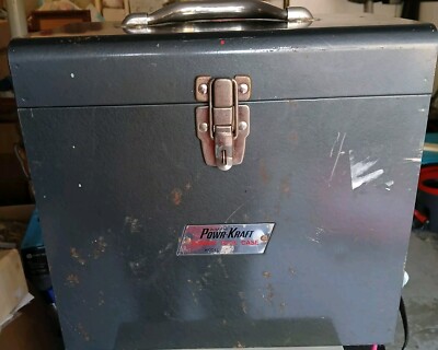 Vintage Wards Powr-Kraft Power Tool Case Model 8669