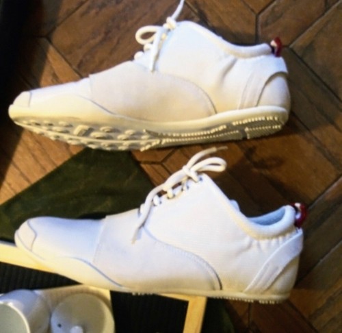 White Bally Men's Sneakers in EUC Size 8 - Picture 3 of 7