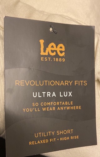 Lee Revolutionary Fits Ultra Lux Utility Relax Fit High Rise Short nuovo con etichetta taglia 6. - Foto 5 di 8