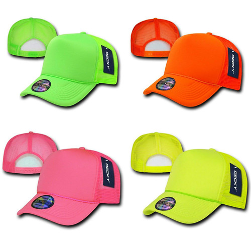 1 Dozen Decky Plain Neon Foam Mesh 