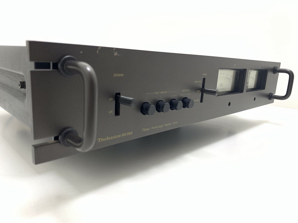 Technics SH-9020M ピークメーター　アベレージメーター Yahoo!オークション - Technics SH-9020M 20M ピークアベレージ
