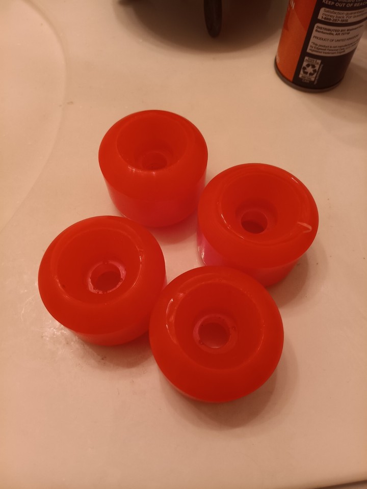 Vintage 1980s KRYPTONICS SLAMMERS Skateboard Wheels Translucent Red 60mm 2nds eBay