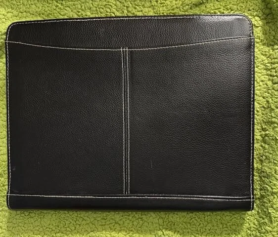 Cartera de cuero negro con teclado inalámbrico incorporado para Samsung Tab 2  Foto 3 de 4