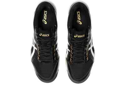 Asics Table Tennis Shoes ATTACK HYPERBEAT 4 Black/White 1073A056