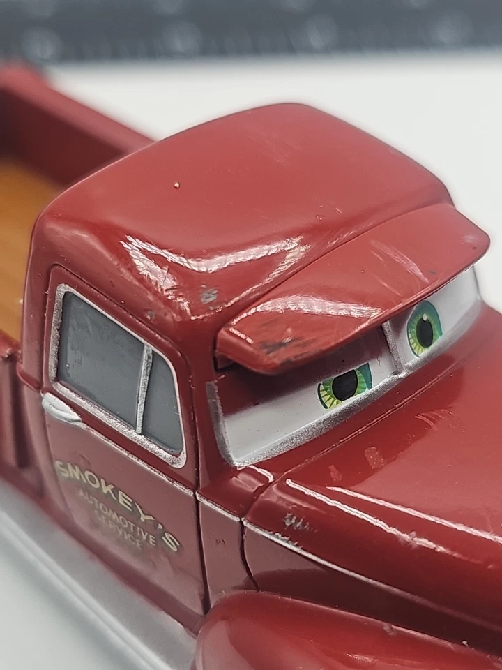 Smokey's Heyday Hudson 皮卡车压铸迪士尼皮克斯汽车 3 罕见 4.5 英寸 — 第 4/4 张图片