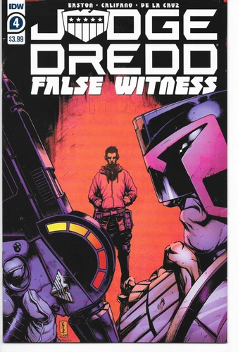 Judge Dredd False Witness #4 A Kei Zama Cover 1st Print NM/NM+ IDW 2021