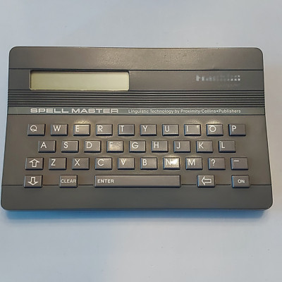 Vintage 1987 Franklin Computer Spell Master Qe-103 / Sammlerstück / Kreuzworträtsel