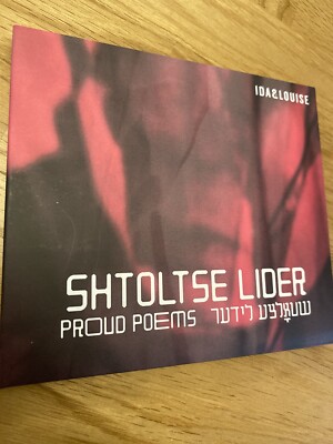 Ida & Louise - Proud Poems Shtoltse Lider New CD Digipac